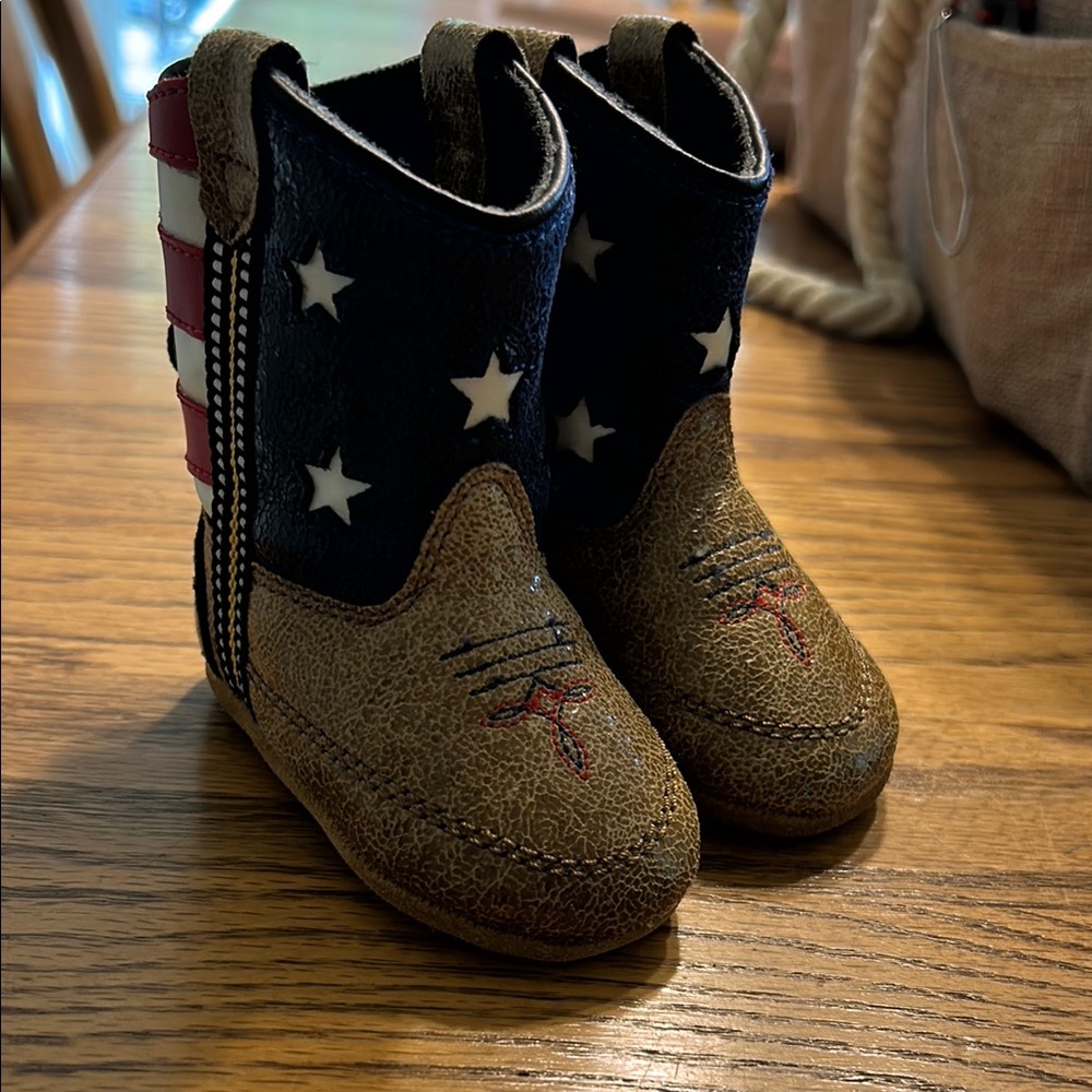 American Flag lil boot barn baby boots